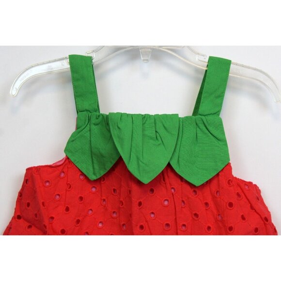 2013 Gymboree Strawberry Sweetheart 2 pc Outfit 3T Bubble Short Shorts Tank Top - Picture 3 of 11